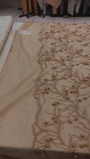 Renda Bordada Floral (1,8m)