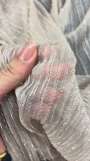 Tule Lurex Plissado Duo