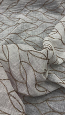 Crepe Bordado Clarisse