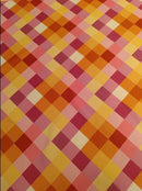 Crepe Estampado Quadriculado