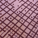 Renda Bordada - Rosa e Vinho