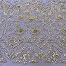 Renda Bordada - Dourada