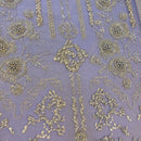 Renda Bordada - Dourada