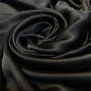 Cetim de Seda Liso - Preto