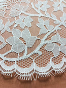 PEÇA 3m | Renda Chantilly Tipo Francesa RS32028 | Aceita Tingimento