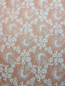 PEÇA 3m | Renda Chantilly Tipo Francesa RS32028 | Aceita Tingimento